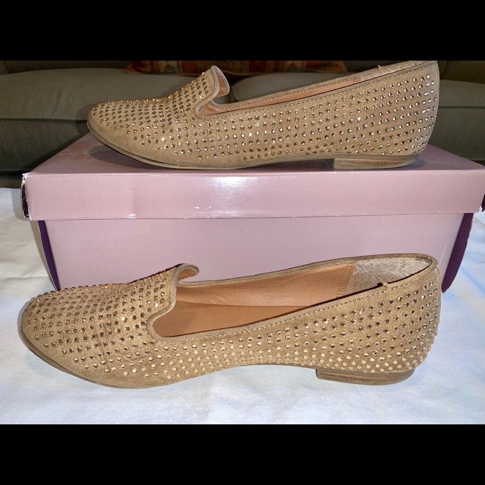 Bakers Gold Rhinestone Flat - Picture 3 of 5